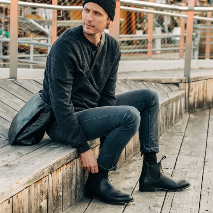 Blundstone - Skór 152 Chelsea Boots Black Leather