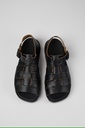 CAMPER Skór Brutus Black Leather Sandals