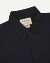 Uskees skyrta #6003 lightweight short sleeve shirt - midnight blue