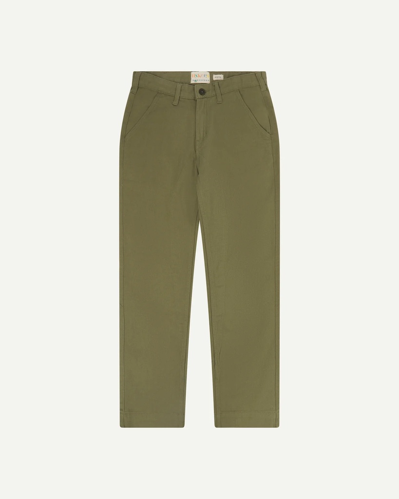 Uskees buxur #5016 drill commuter pants - moss