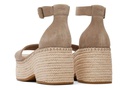 TOMS skór - Women Laila Taupe Suede Platform