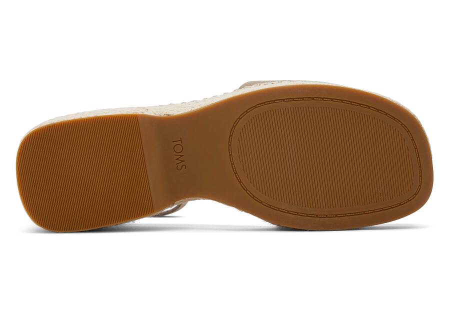 TOMS skór - Women Laila Taupe Suede Platform