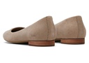 TOMS skór - Women Briella Taupe Suede Flat