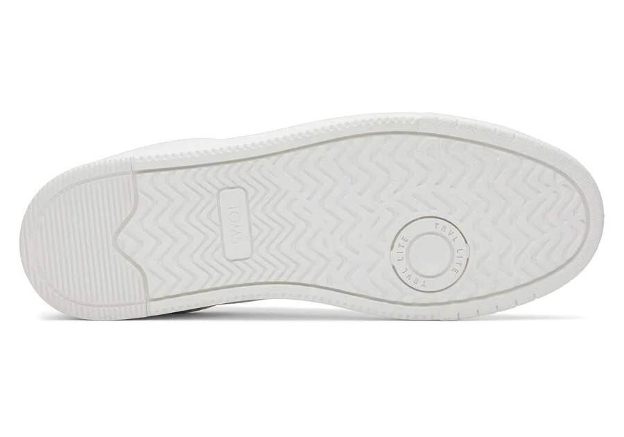 Toms - Skór Men Court White Leather Sneaker (afrit)