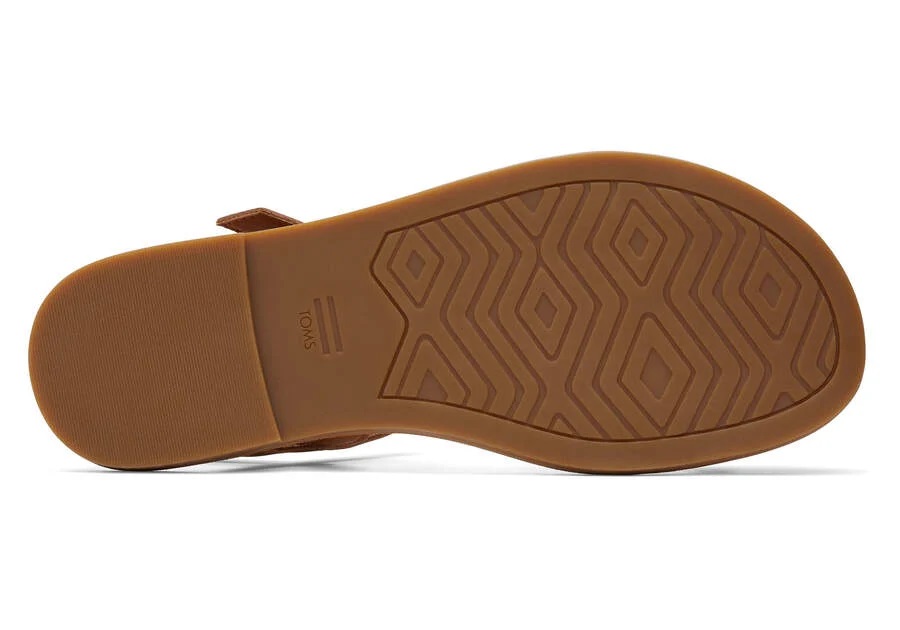 TOMS skór - Kira Tan Leather Sandal