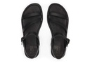 TOMS skór - Kira Black Leather Sandal