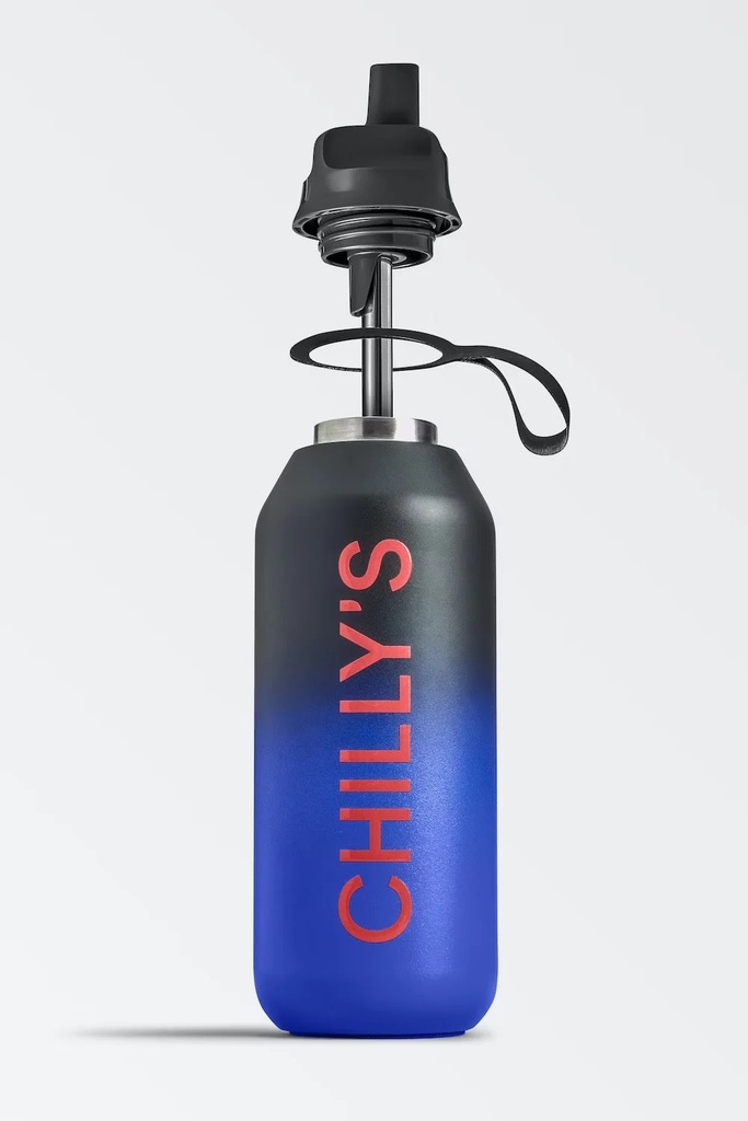 Chilly's S2 Sport Flip Blue/Black Ombre 500ml