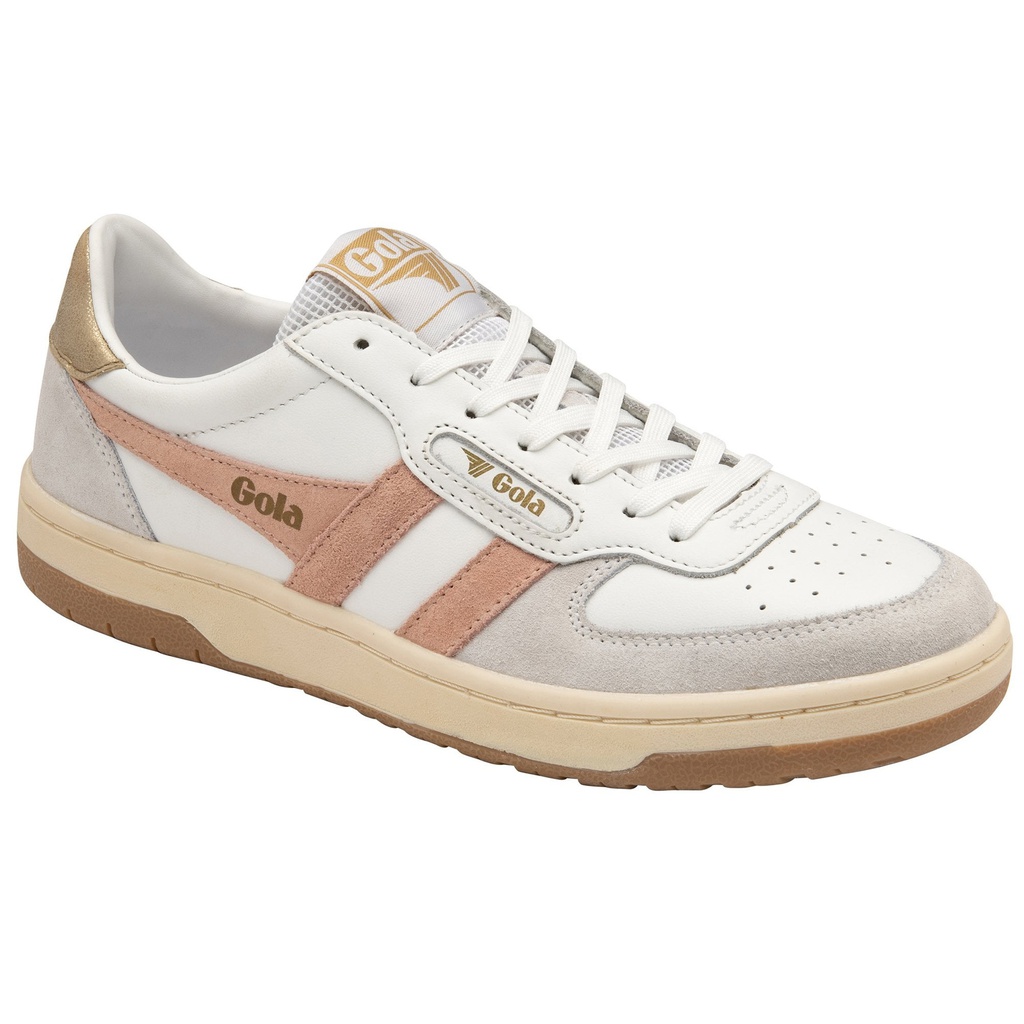 Gola - Women Hawk White/Pearl Pink/Gold