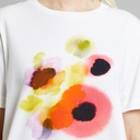 Dedicated bolur T-shirt Vadstena Abstract Flower white