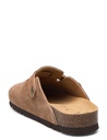 Scholl sandalar Fae suede dark taupe mules