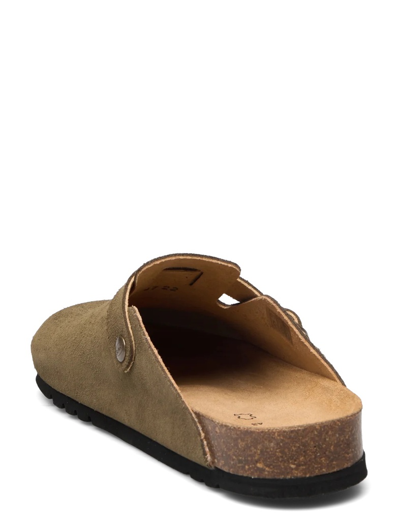 Scholl sandalar Oliver suede Khaki mules