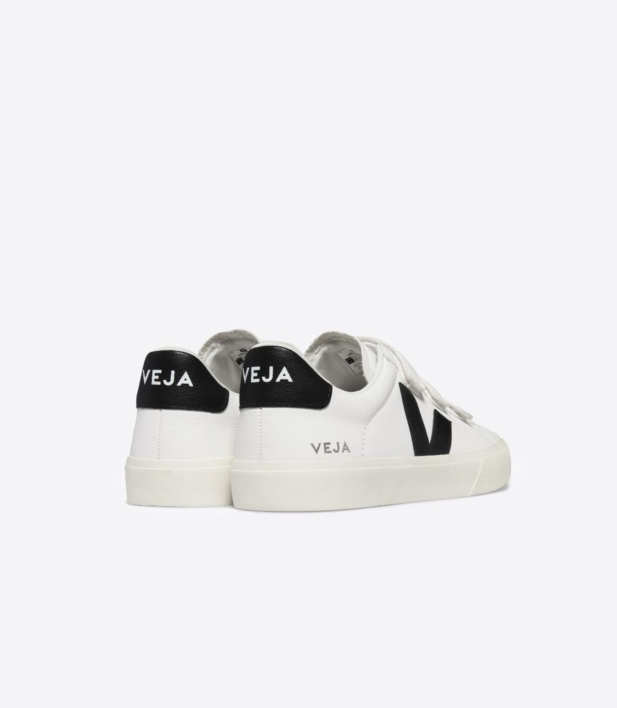 VEJA - skór RECIFE - CF LEATHER WHITE NATURAL BLACK