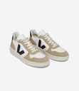 VEJA skór V-10 Chromefree leather Extra White Black Sahara