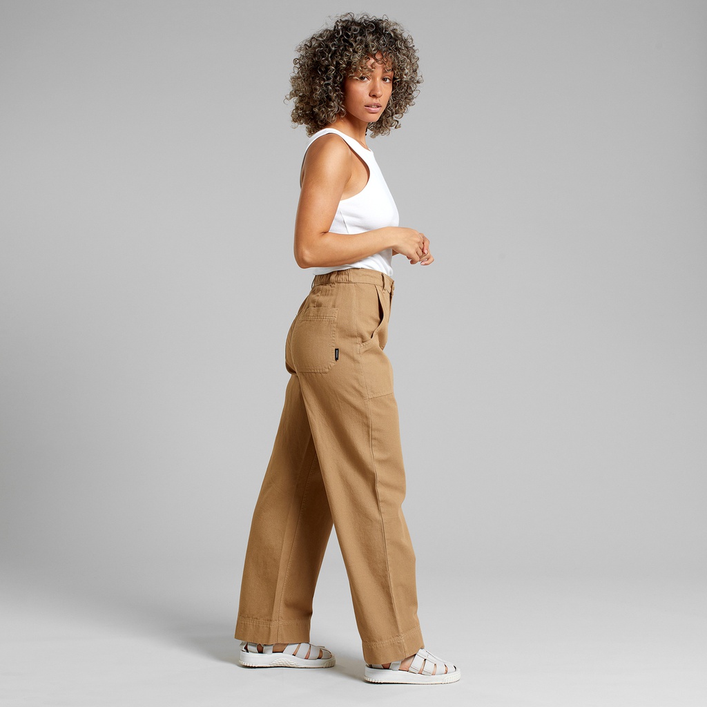 Dedicated buxur Workwear Pants Vara Canvas Kelp Beige