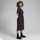 Dedicated kjóll Shirt Dress Orrefors Linen Phantom Black