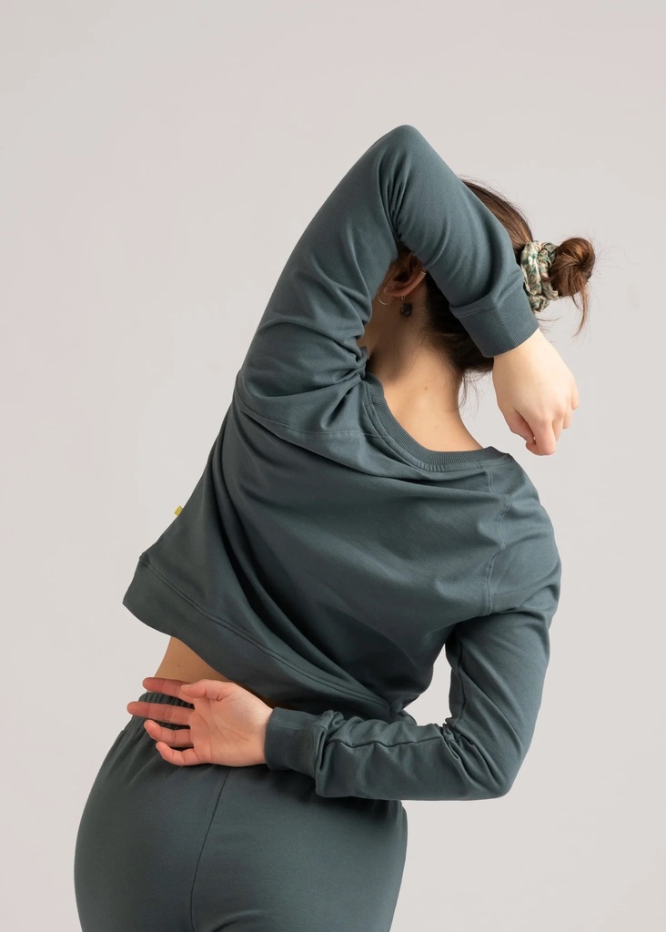 YOGAMII Asha Sweatshirt Petrol Grey