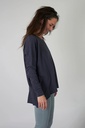 YOGAMII - LION DRAPY TEE - Dusty Blue