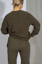 YOGAMII - MUDRA Sweatshirt  - Dark Olive