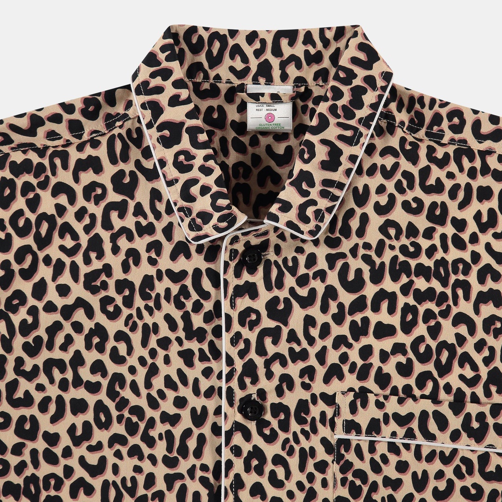 Pockies náttskyrta Leopard Pyjama shirt
