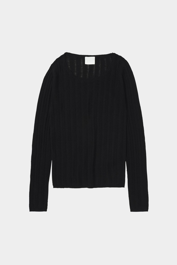 FUB peysa Slim Piontelle blouse 10924 Black