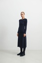 FUB peysa Rib blouse 10224 Dark Navy