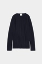 FUB peysa Rib blouse 10224 Dark Navy