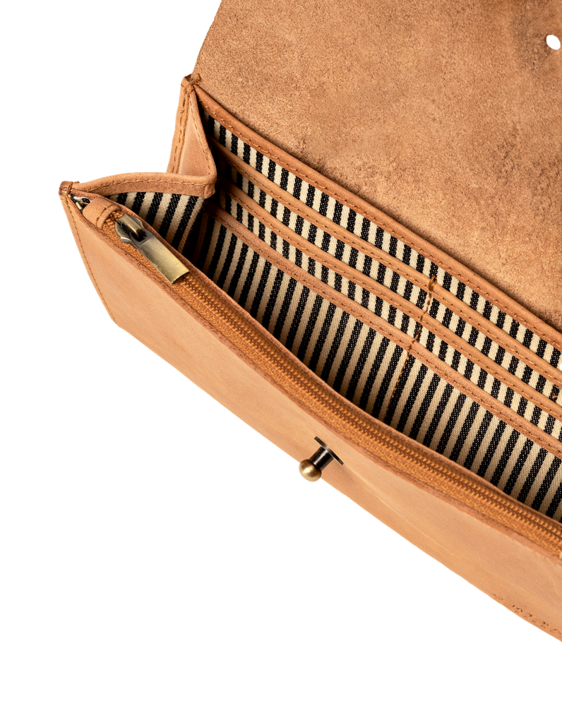 Pixie's Pouch Camel Hunter leather