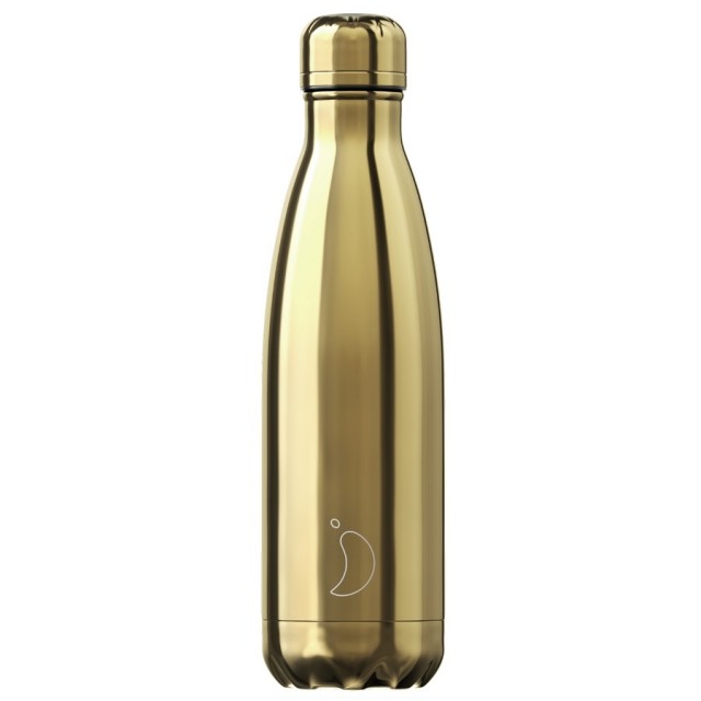 Chilly's flaska króm Gold 500 ml
