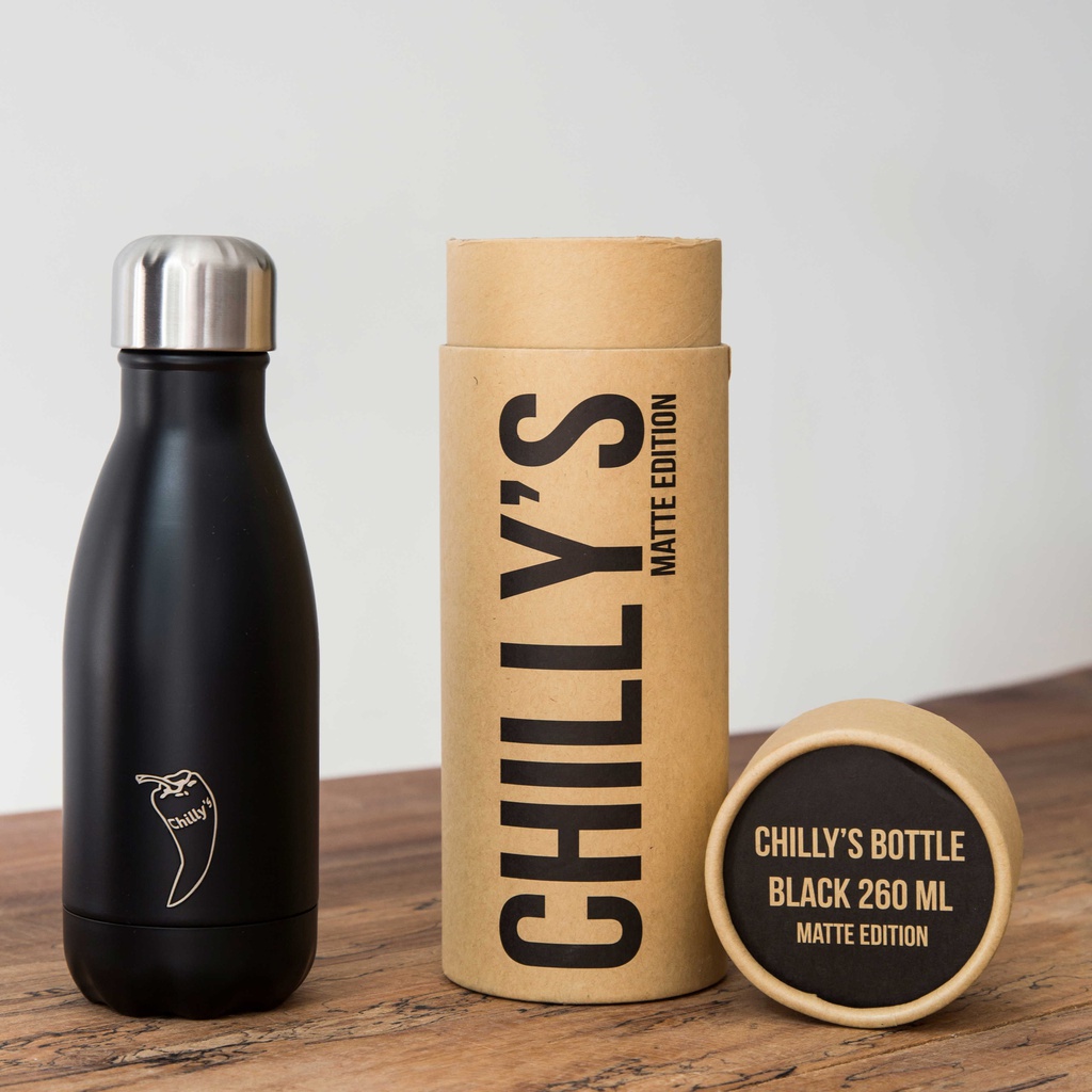 Chilly's flaska Svört Mött 260 ml