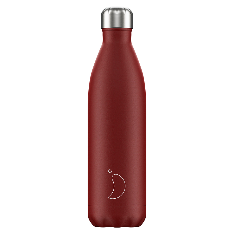 Chilly's flaska Rauð Mött 750 ml