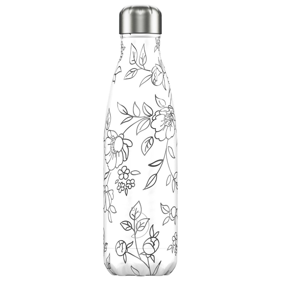 Chilly's flaska Lineart Flowers 500 ml