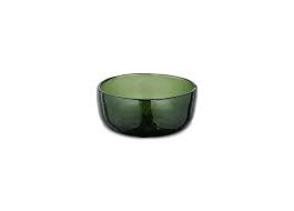 Nkuku - Riya Glass Bowl - Small - Dark Emerald