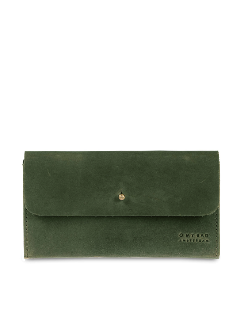 O MY BAG -  Pixie's Pouch - Green Hunter Leather