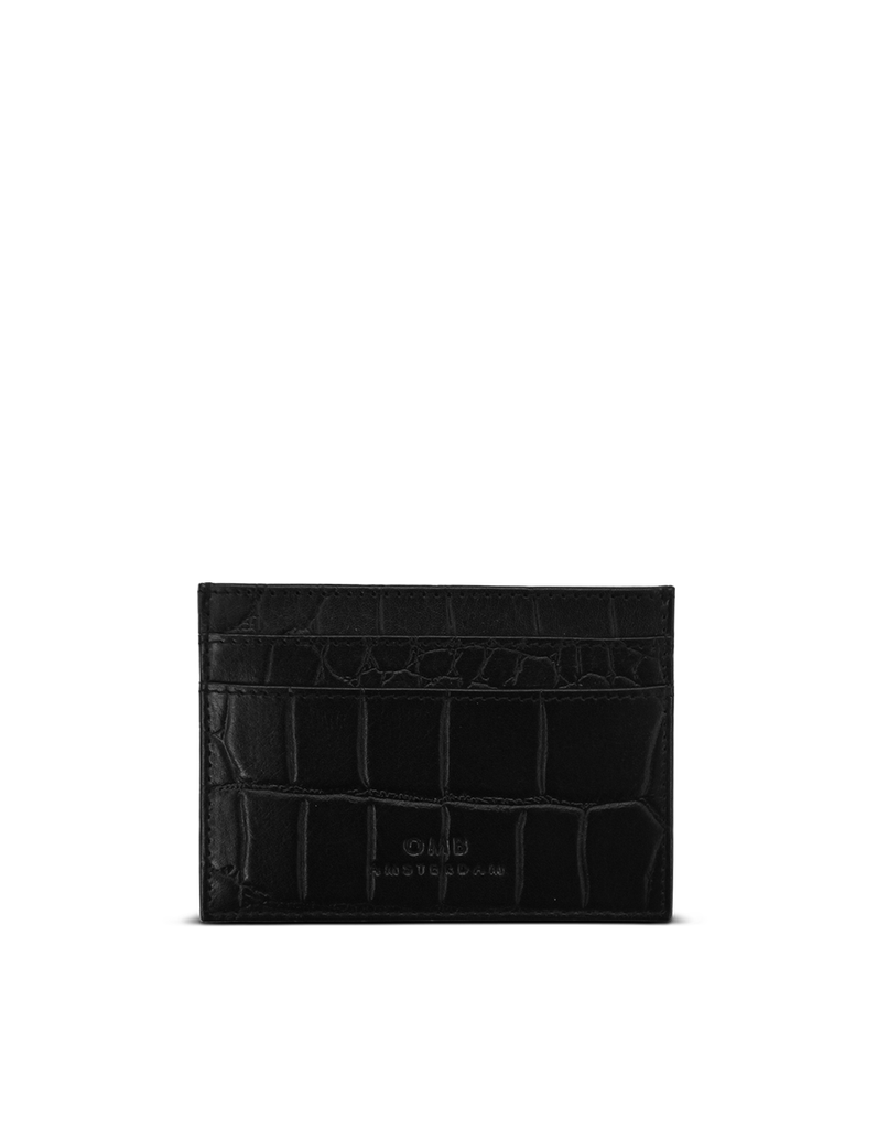 O MY BAG - Mark's Cardcase - Black Classic Croco