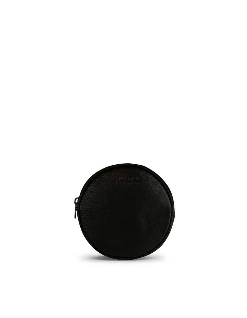 O MY BAG Luna Purse Black / Soft Grain Leather