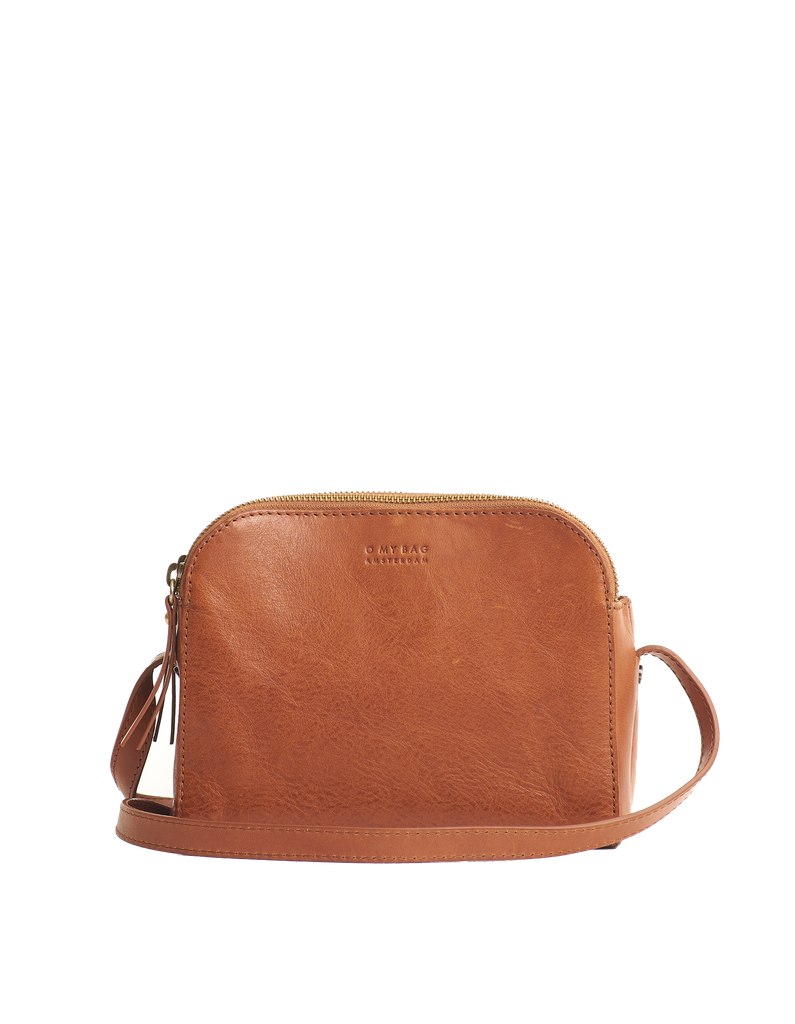 O MY BAG Emily Cognac Stromboli leather