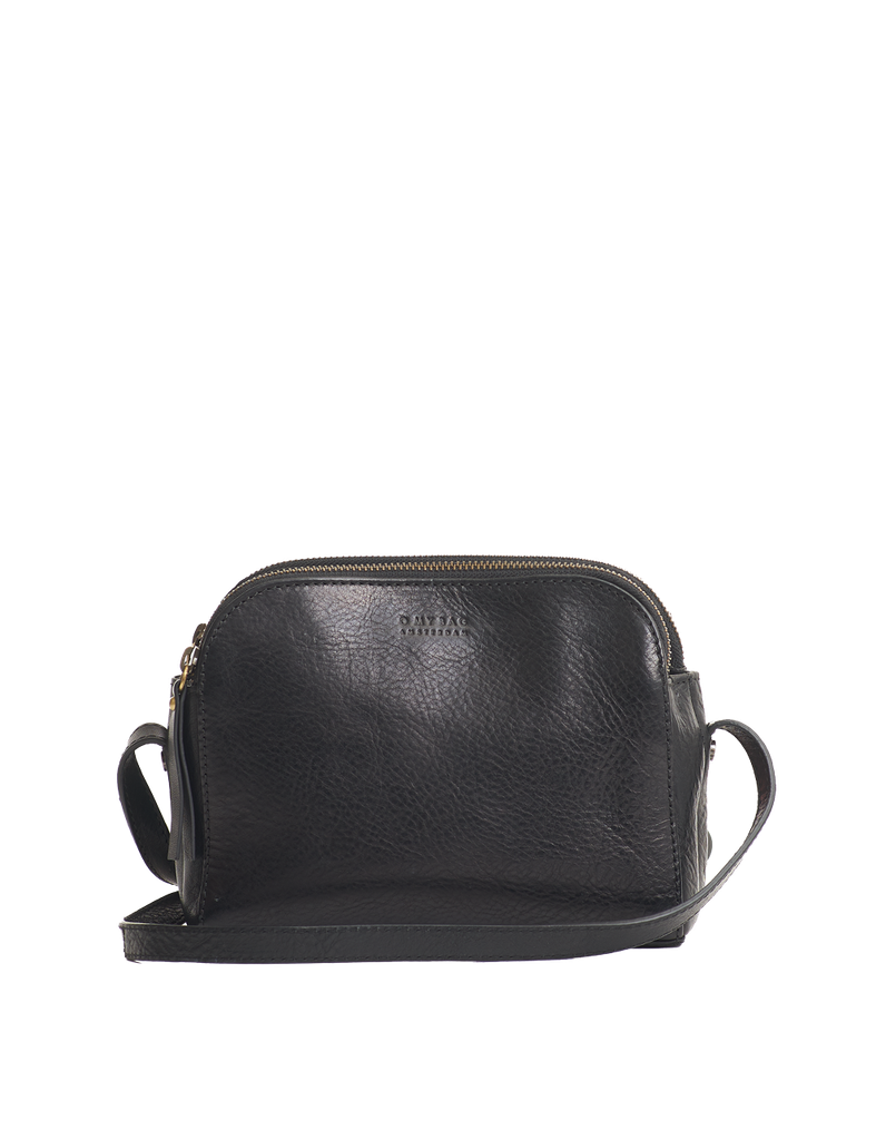 O MY BAG Emily Black Stromboli leather