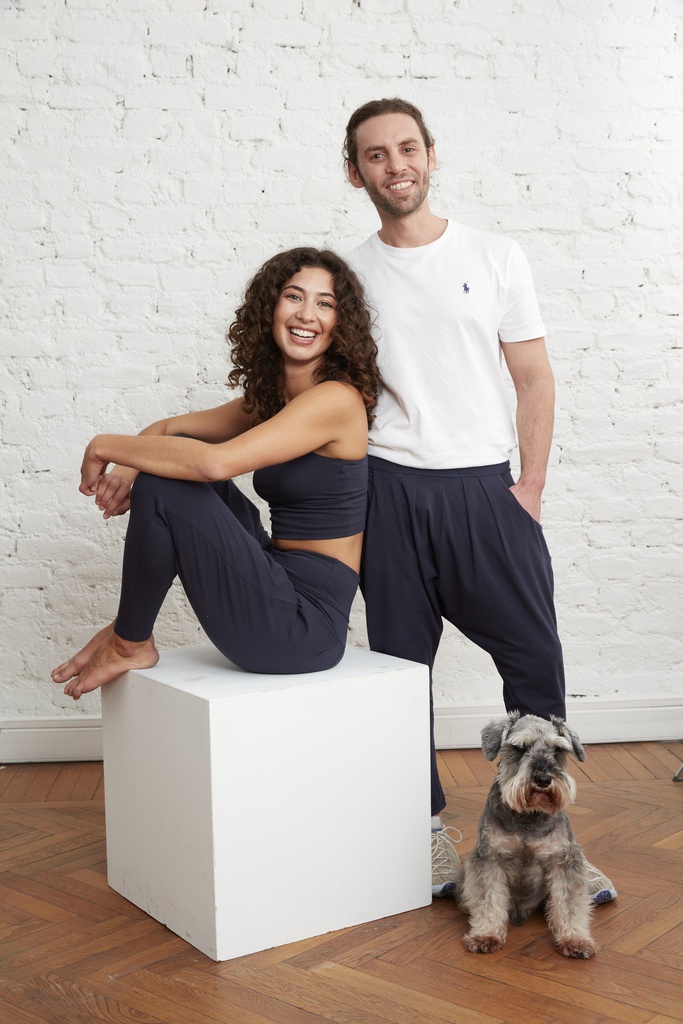 Lando Unisex Harem Pants Navy