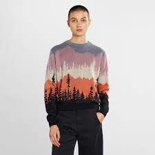 DEDICATED Sweater Arendal Landscape Multi