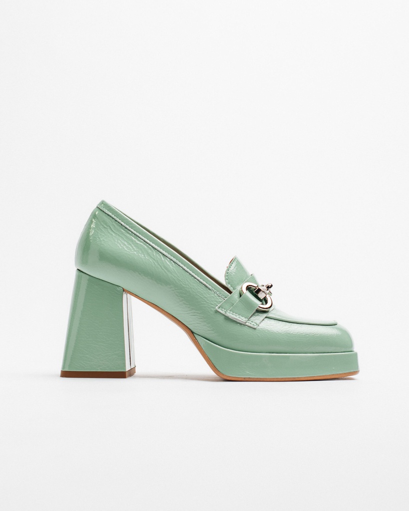 Vamsko skór Edith Loafer Mint green