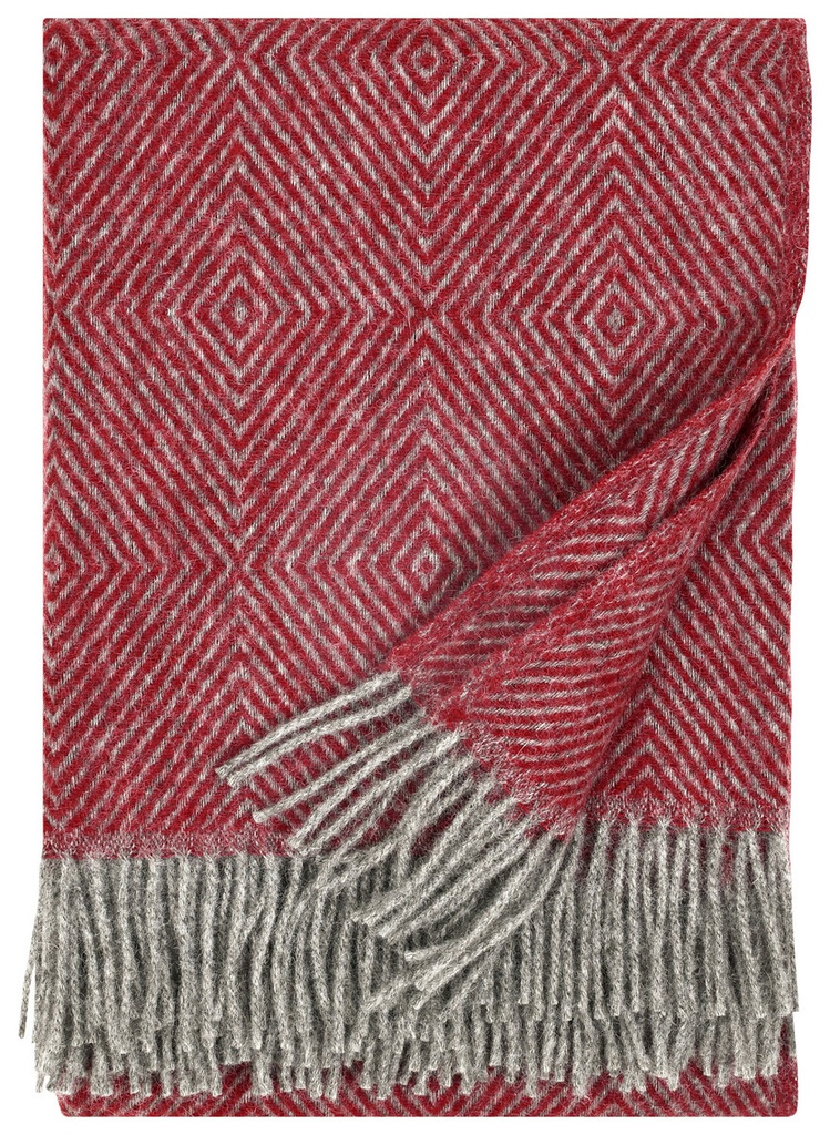 LAPUAN KANKURIT Maria ullarteppi Grey/Dark red