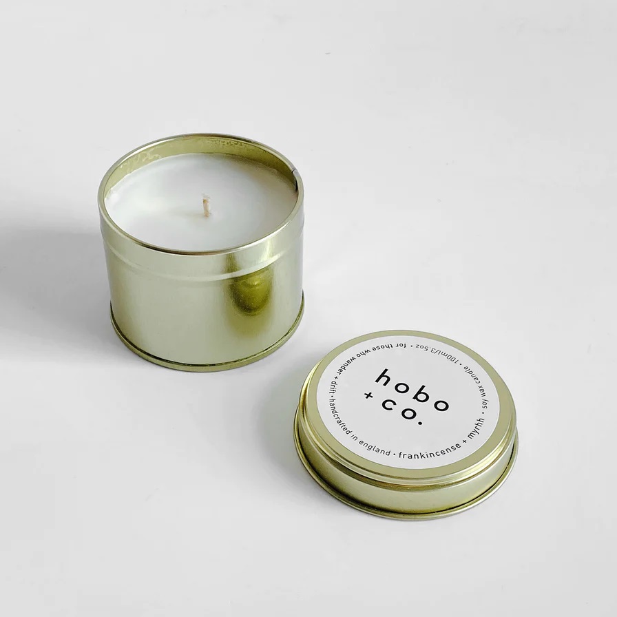 Hobo + co - kerti mini Limited Edition Frankincense + Myrrh Soy Candle