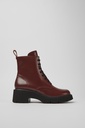 CAMPER Skór Milah Burgundy reimaðir Ancle boot