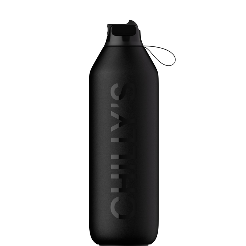 Chilly's S2 Sport Flip Bottle Black 1000ml