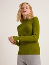 Lanius peysa Ribbed knit sweater Light avacado