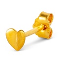 Lulu lokkar Heart wings Gold plated