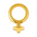 Lulu lokkar Venus gold plated