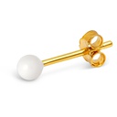 Lulu lokkur Ball Enamel White