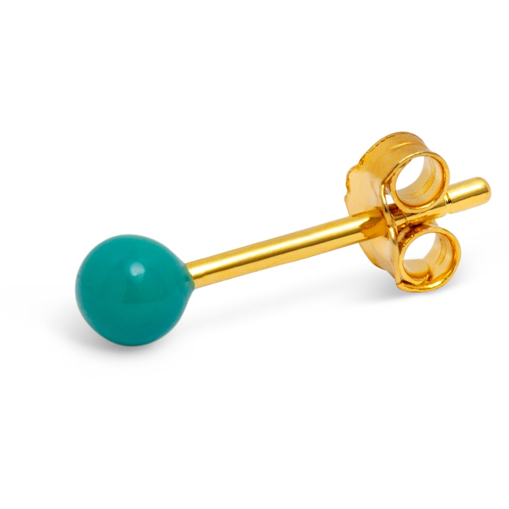 Lulu lokkur Ball Enamel Petrol