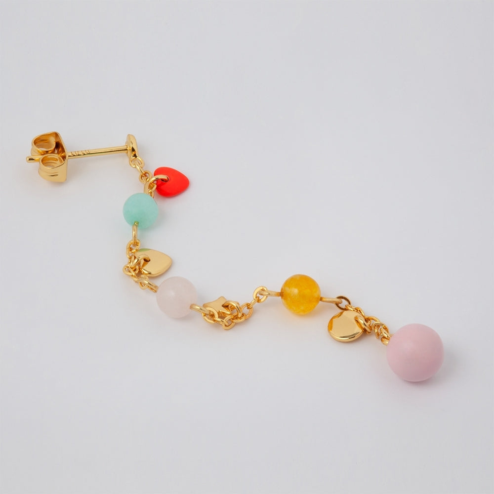 Lulu lokkar Topping long leafs 1 pcs Gold plated